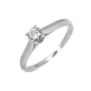 CARTIER Silver Diamond Ring